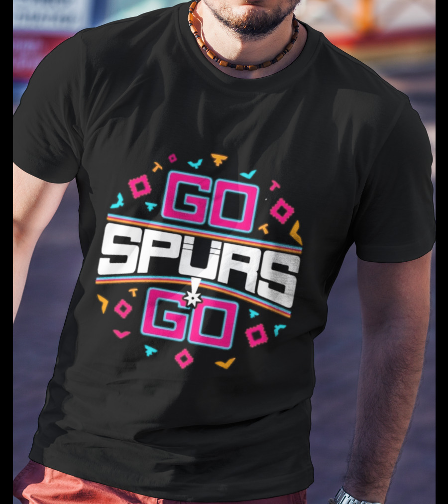 Go Spurs Go San Antonio Spurs NBA Team Spirit Celebration T-Shirt