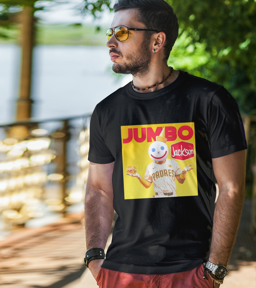 San Diego Padres MLB Jumbo Jack Jackson Collaboration T-Shirt