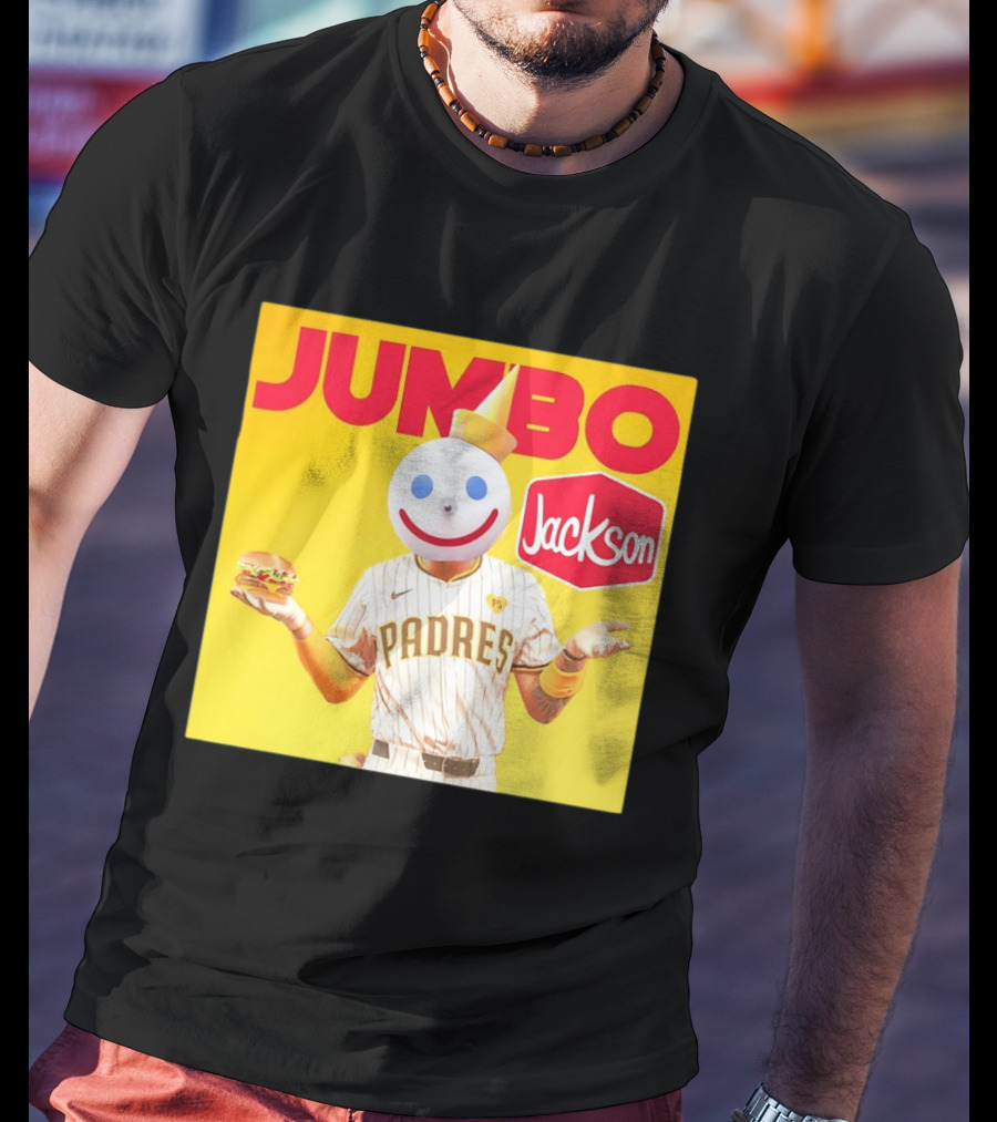 San Diego Padres MLB Jumbo Jack Jackson Collaboration T-Shirt