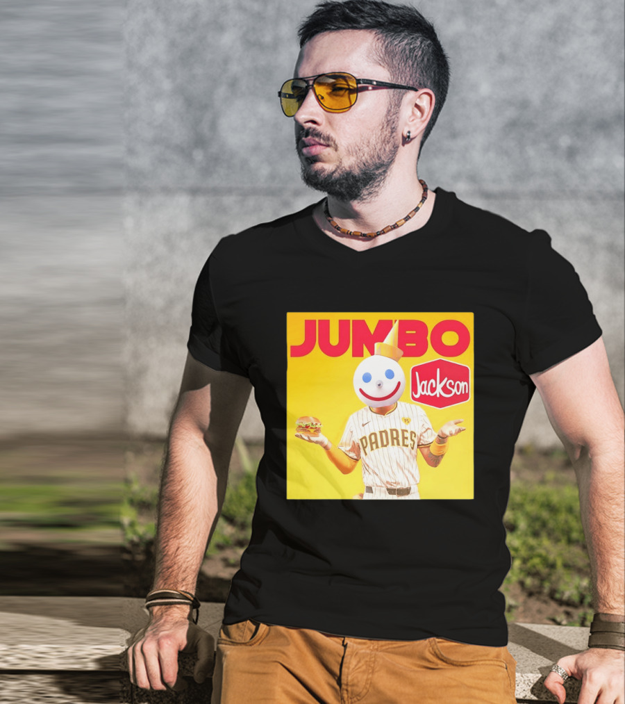 San Diego Padres MLB Jumbo Jack Jackson Collaboration T-Shirt