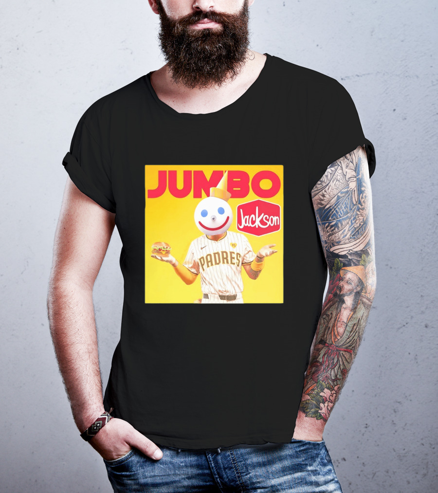 San Diego Padres MLB Jumbo Jack Jackson Collaboration T-Shirt