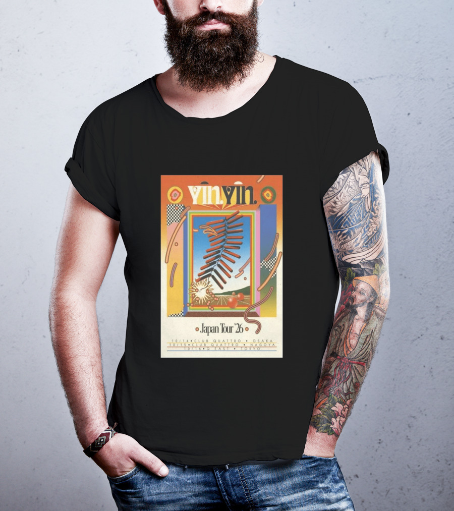 YinYin Japan Tour 2026 Club Quattro Osaka Nagoya Tokyo T-Shirt