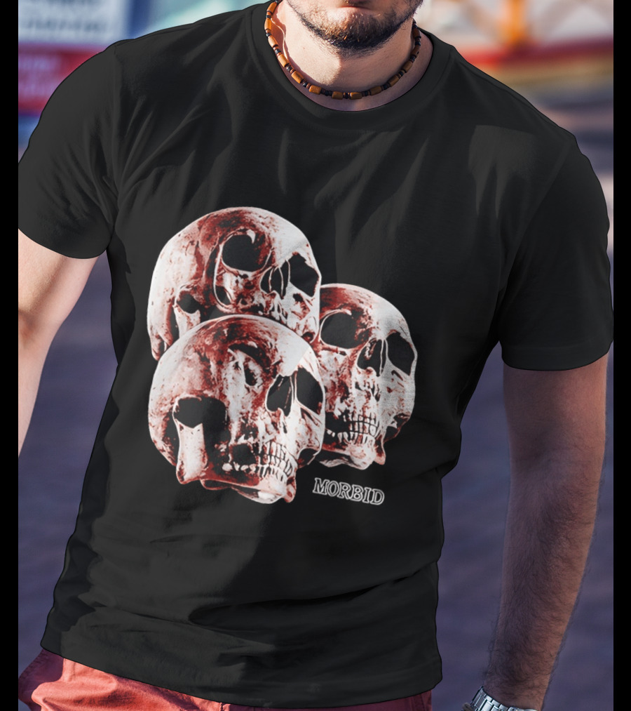 Skulls Skeleton Bones Cranium Head Anatomy Morbid Horror Death Mortality Macabre Incognito T-Shirt