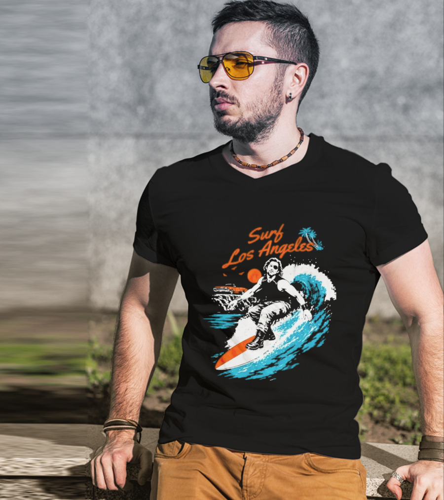 Surf Los Angeles Snake Plissken Escape From New York T-Shirt