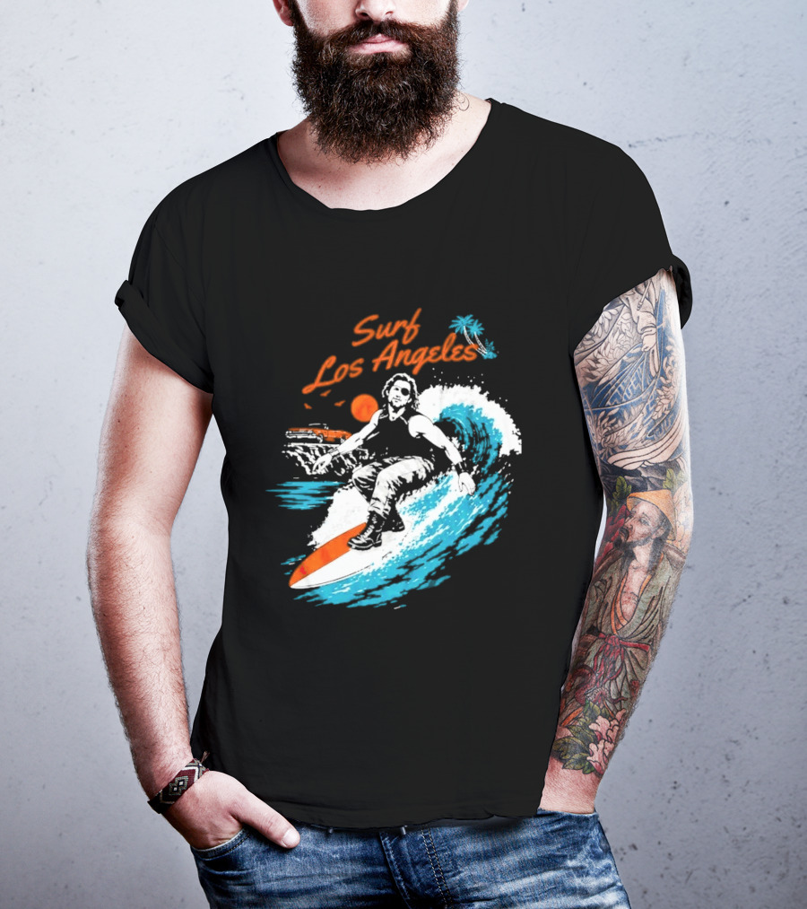 Surf Los Angeles Snake Plissken Escape From New York T-Shirt