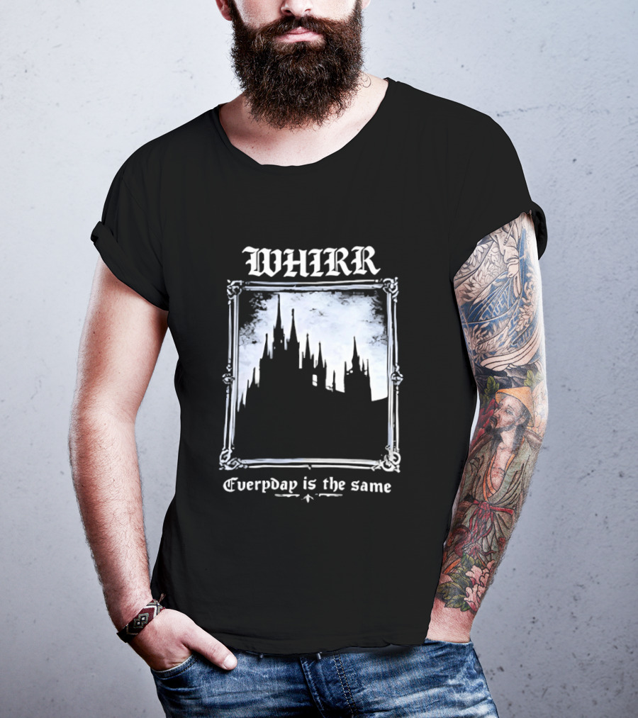 WHIRR Everyday Is The Same Gothic Castle Scene T-Shirt