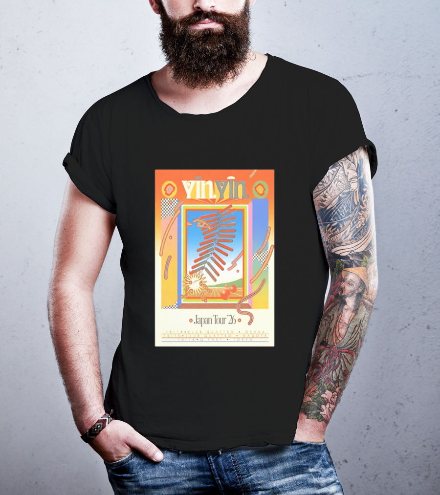 Yin Yin Japan Tour 26 Club Quattro Osaka Nagoya Q East Tokyo T-Shirt