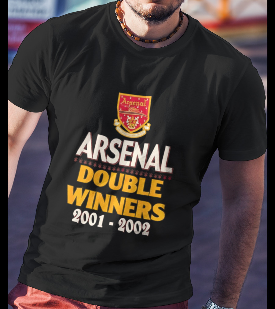 Arsenal Double Winners 2001 2002 T-Shirt