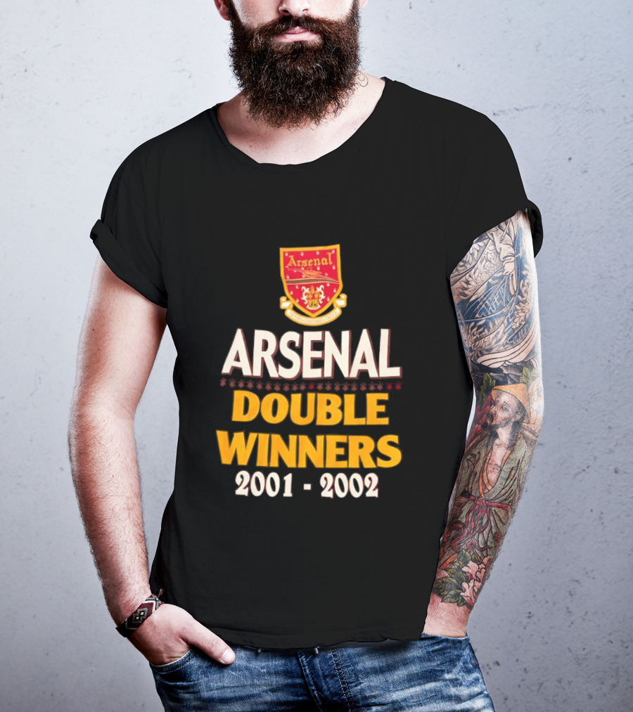 Arsenal Double Winners 2001 2002 T-Shirt