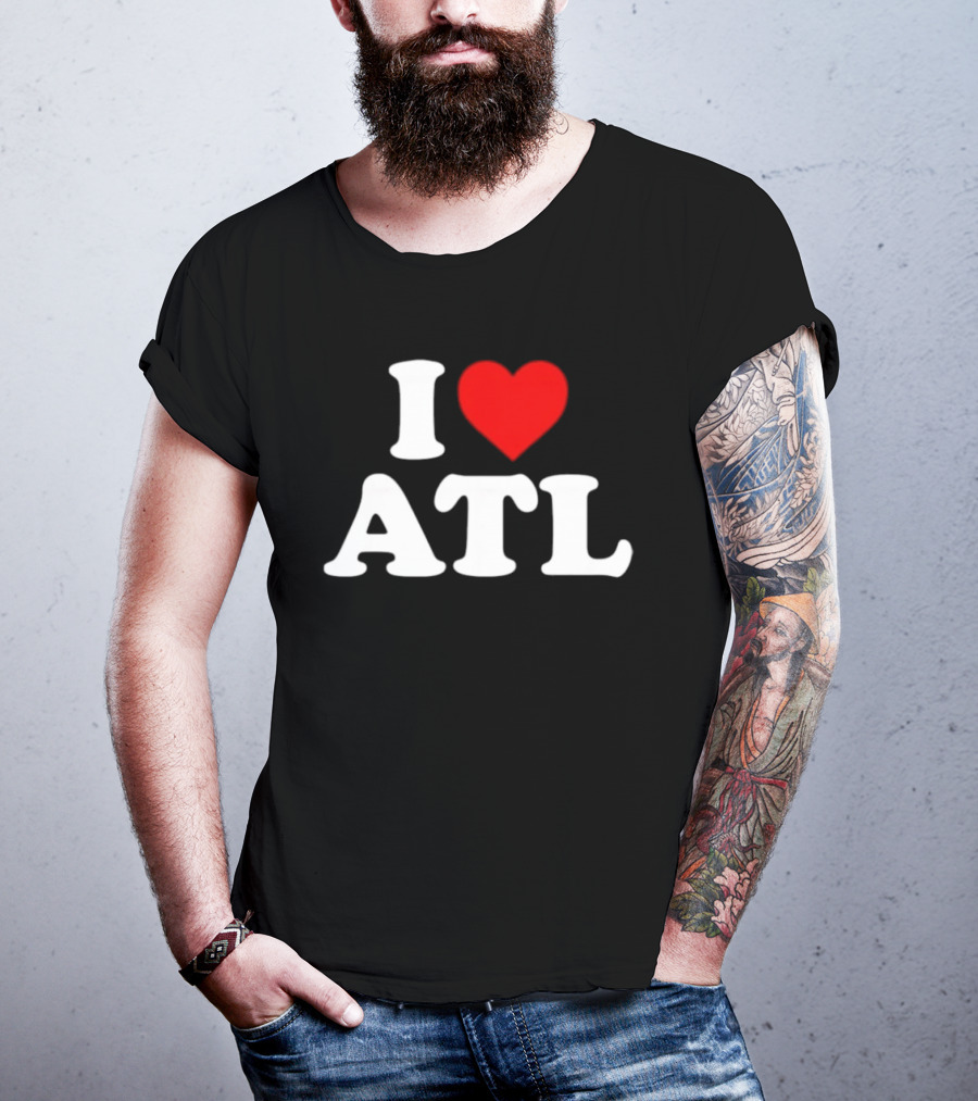 Atlanta Braves I Heart ATL Baseball Team T-Shirt