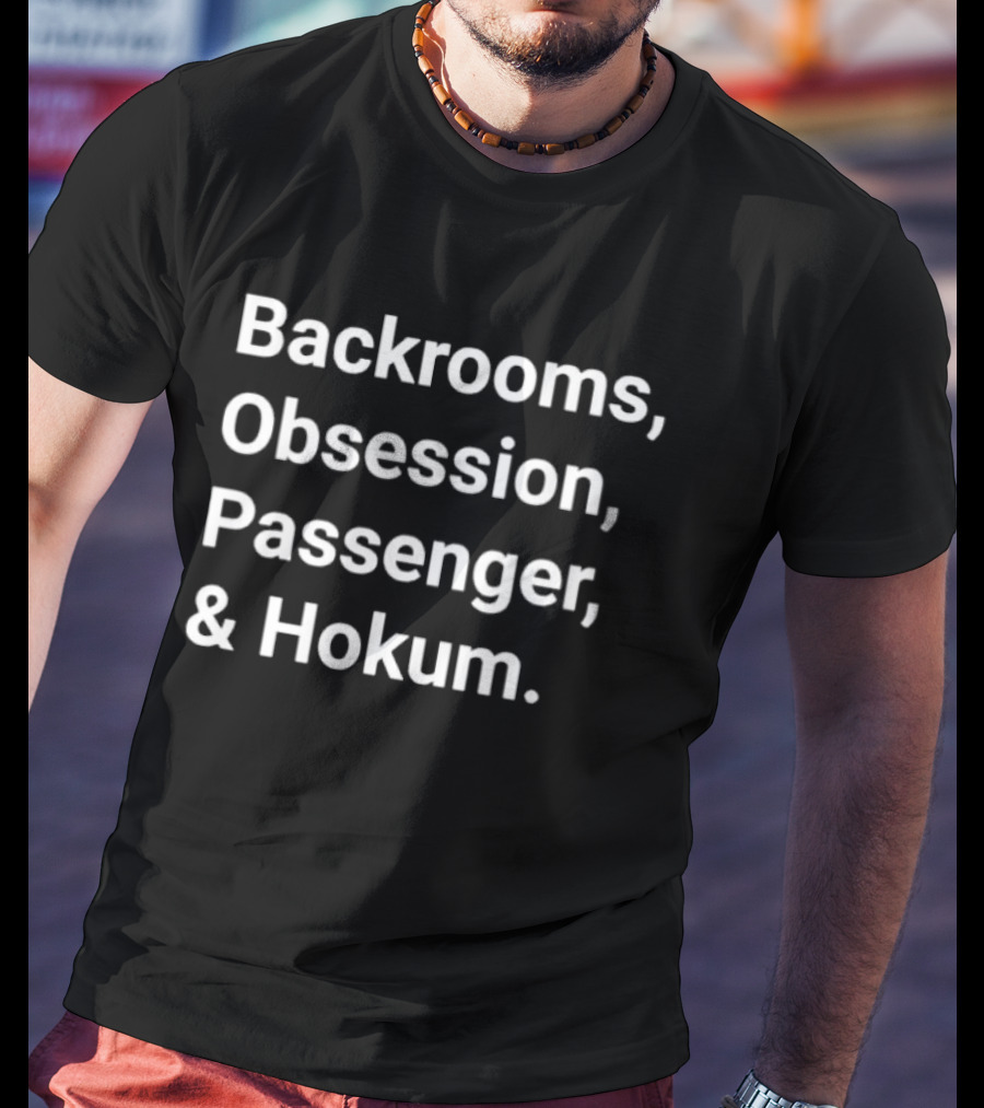 Backrooms Obsession Passenger Hokum Horror Film T-Shirt