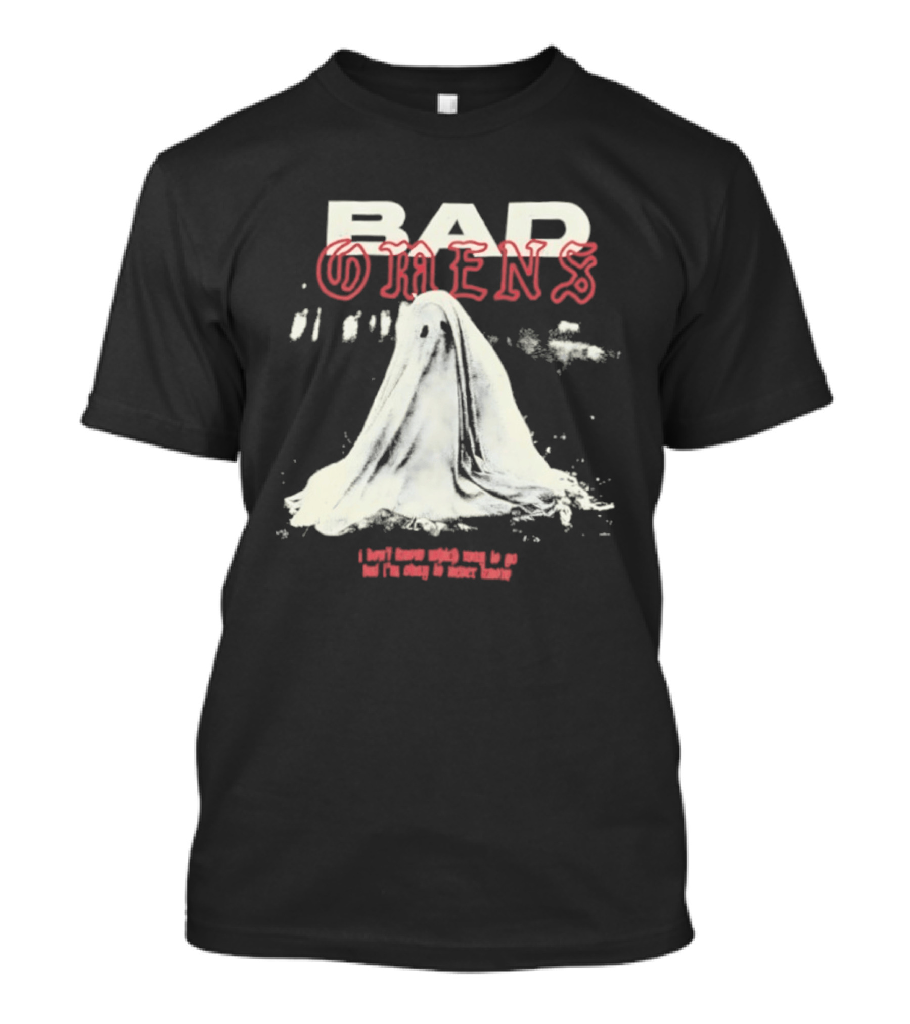Bad Omens Ghost I Don't Know Which Way To Go But I'm Okay To Never Know T-Shirt