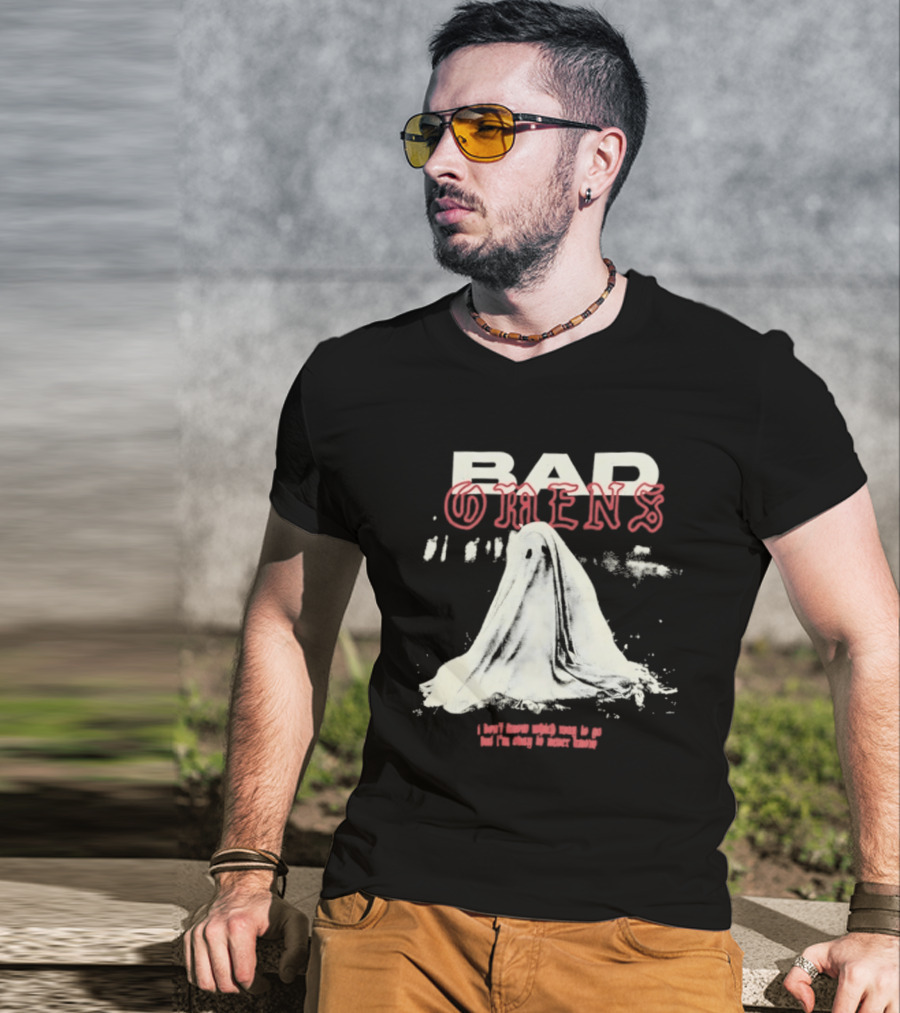 Bad Omens Ghost I Don't Know Which Way To Go But I'm Okay To Never Know T-Shirt