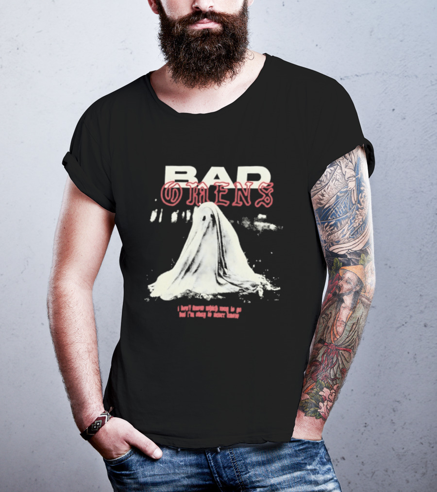 Bad Omens Ghost I Don't Know Which Way To Go But I'm Okay To Never Know T-Shirt