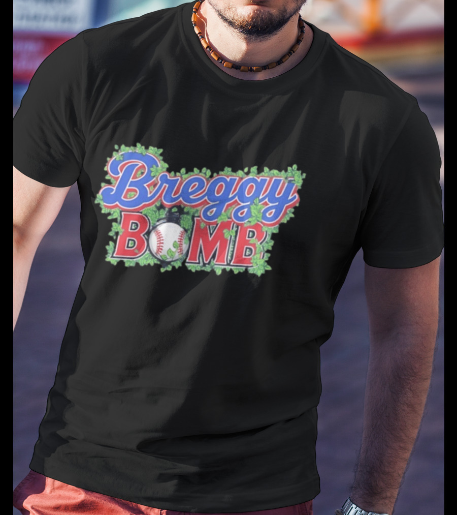 Breggy Bomb Baseball Clover Leaf Chicago T-Shirt