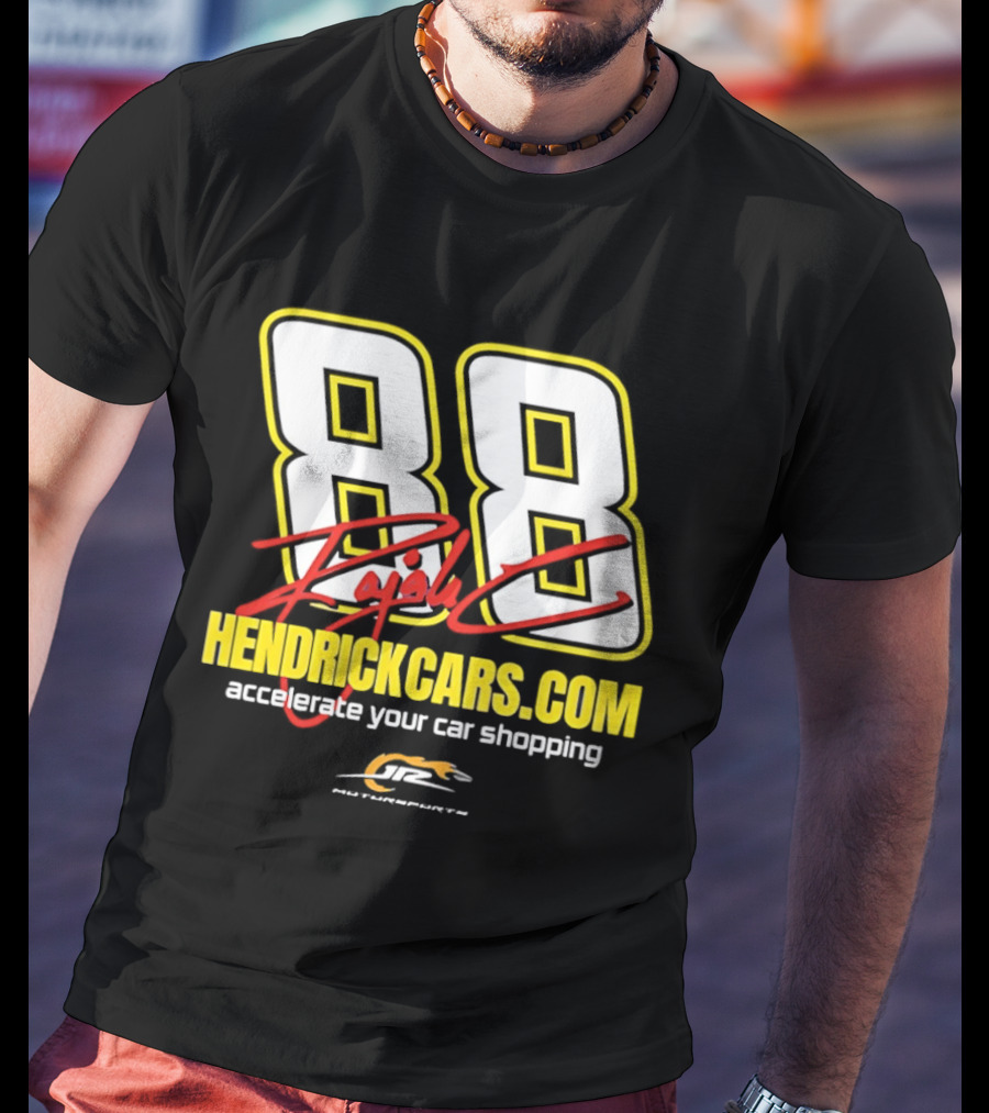Dale Jr 88 Signature HendrickCarsCom JRM Motorsports NASCAR Accelerate Your Car Shopping T-Shirt