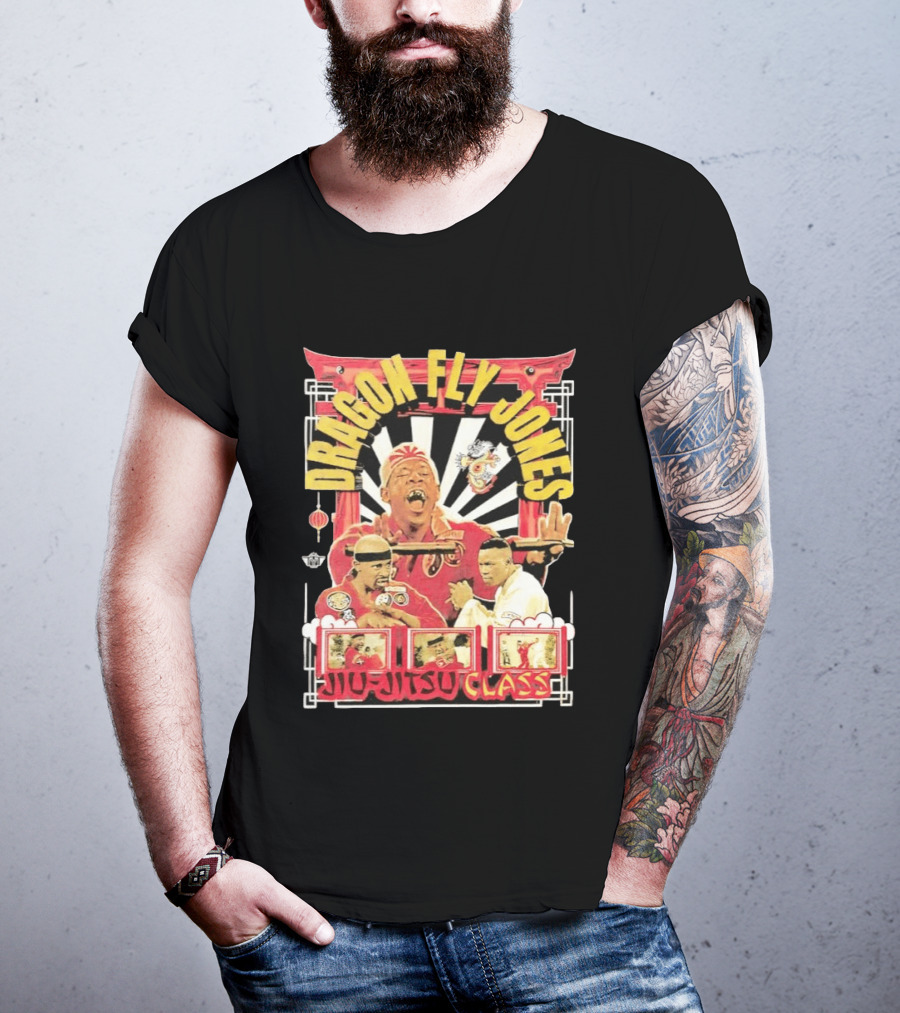 Dragon Fly Jones Jiu Jitsu Class Martial Arts Comedy 90s T-Shirt