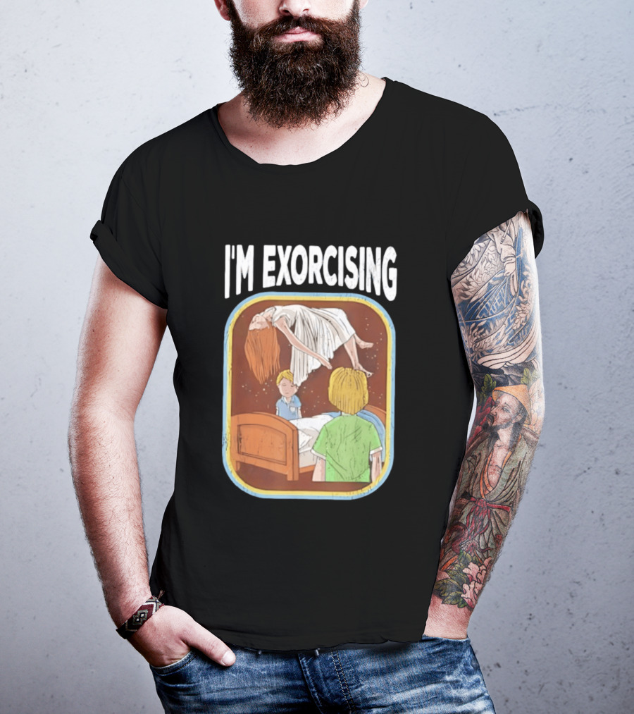 I'm Exorcising NJ Horror Paranormal Child Scene T-Shirt