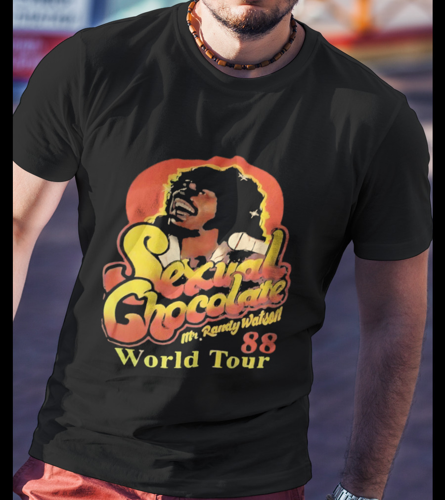 Sexual Chocolate Mr Randy Watson 88 World Tour Eddie Murphy Coming To America T-Shirt