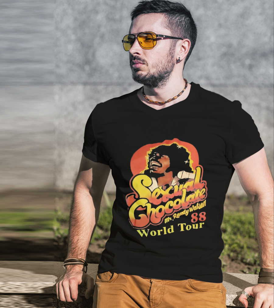 Sexual Chocolate Mr Randy Watson 88 World Tour Eddie Murphy Coming To America T-Shirt