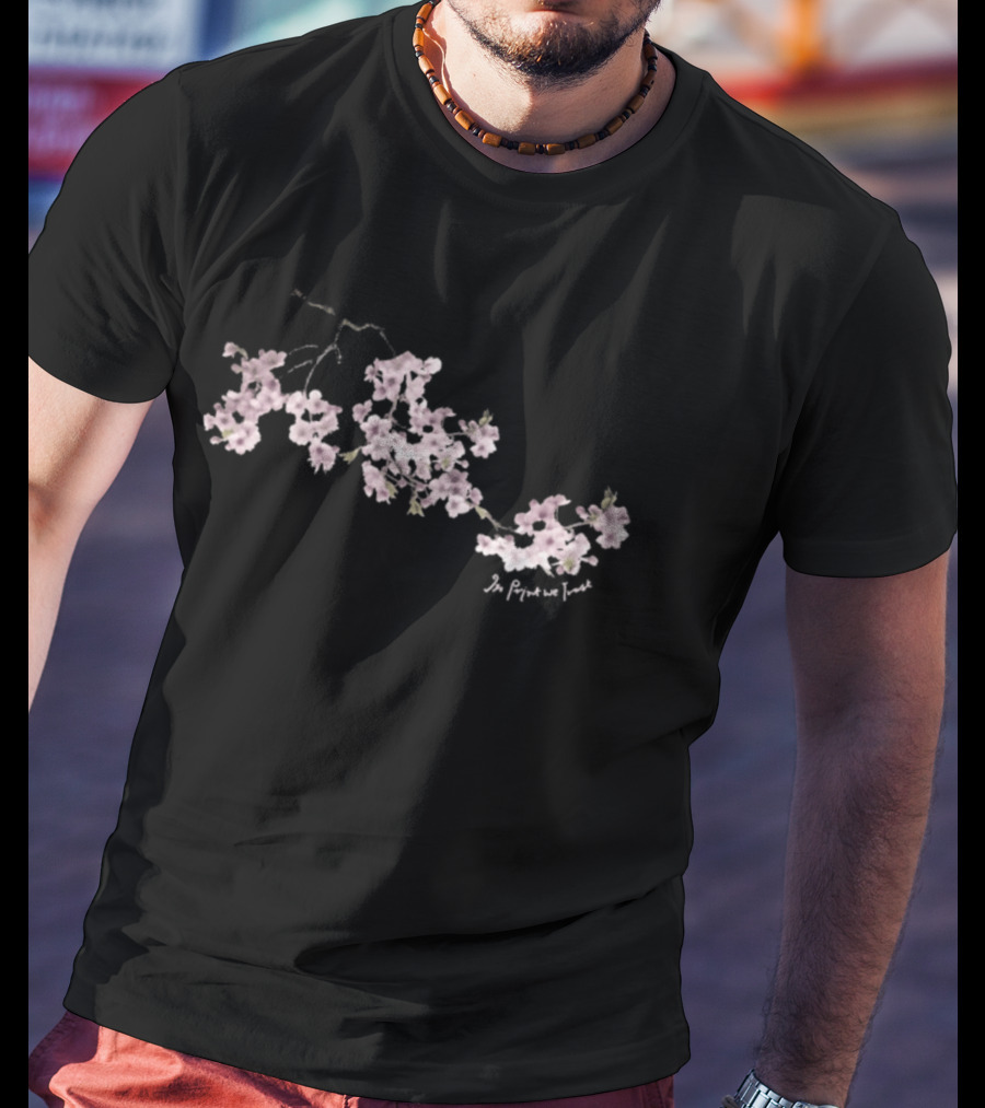 In We Trust Cherry Blossom Sakura Aesthetic T-Shirt