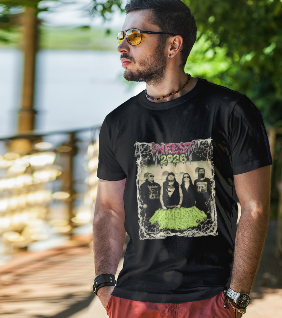 Infest 2026 Death Metal Canada Immortal Force Band T-Shirt