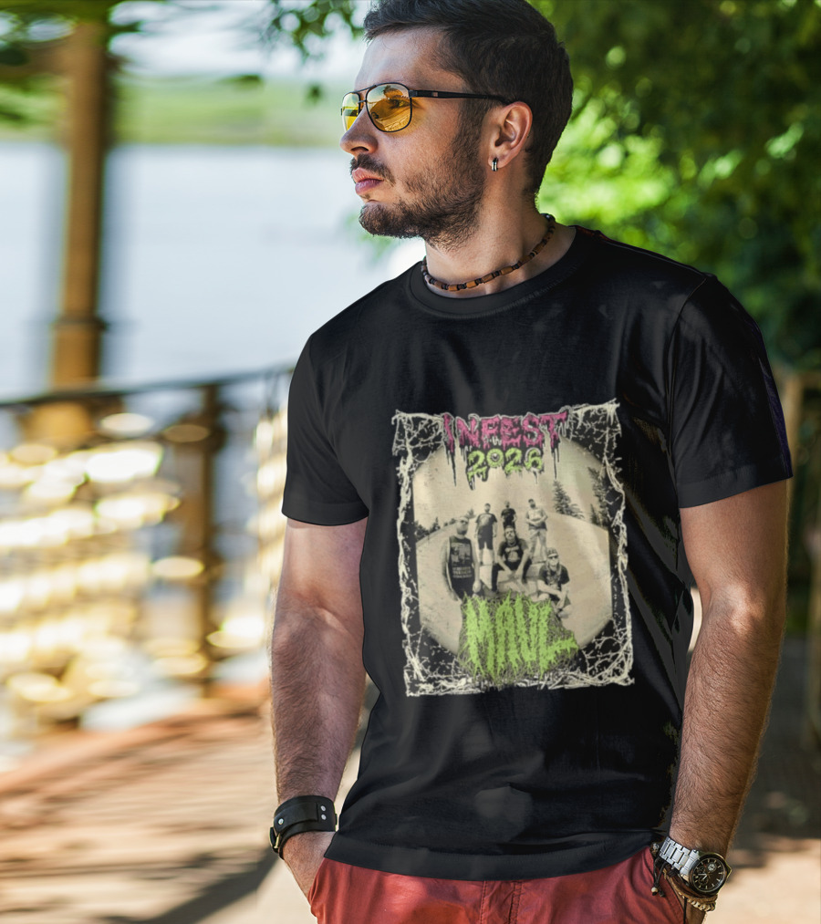 Infest 2026 Maul Old School Death Metal Band Vintage Aesthetic T-Shirt