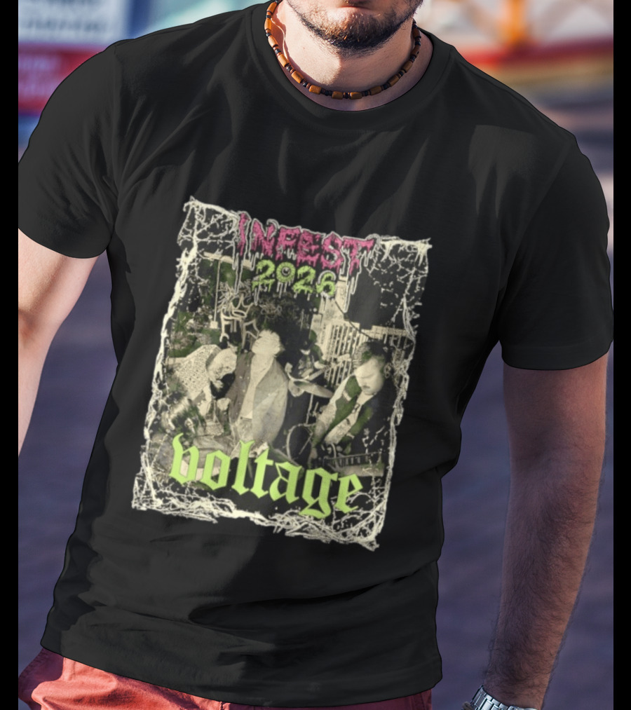 Infest 2026 Voltage From The Smoking Ruins Of Civilization T-Shirt