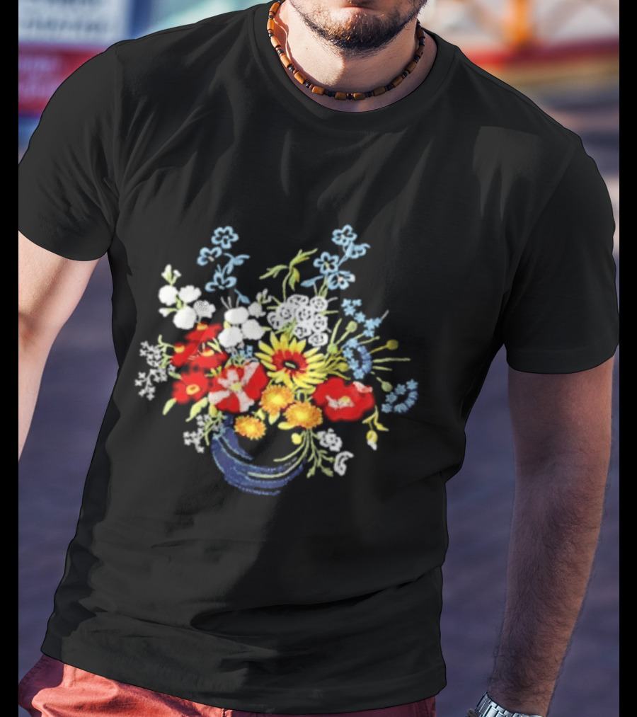 Paige Bueckers Embroidered Floral OKC T-Shirt