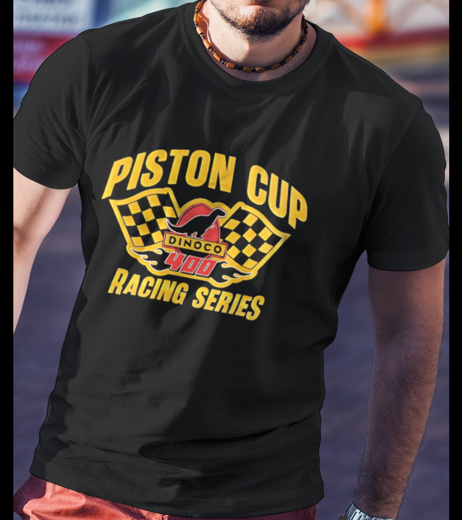 Piston Cup Dinoco 400 Racing Series Disney Pixar Cars Movie Racing Series T-Shirt
