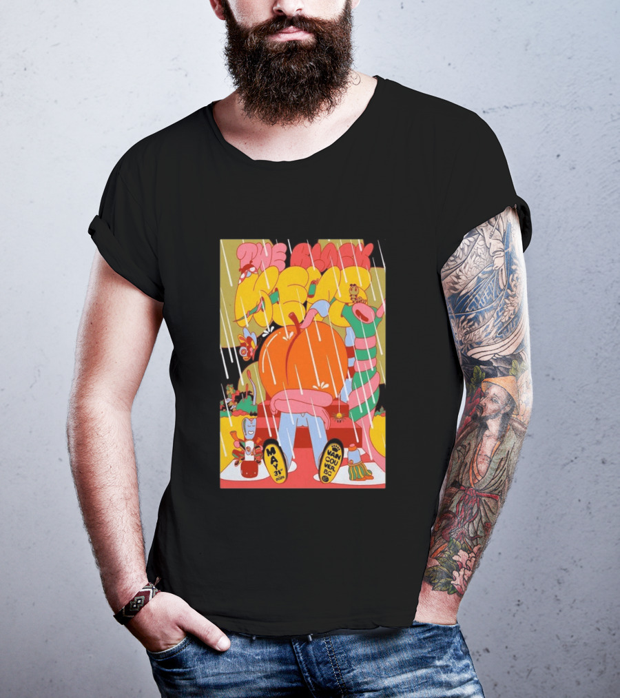 The Black Keys Vancouver May 31 2026 Concert Psychedelic Rain T-Shirt