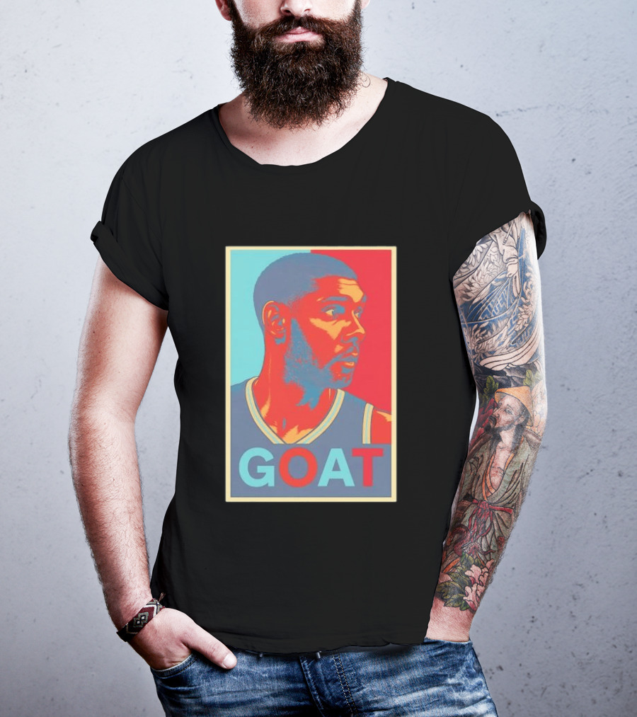 GOAT Tim Duncan San Antonio Spurs T-Shirt