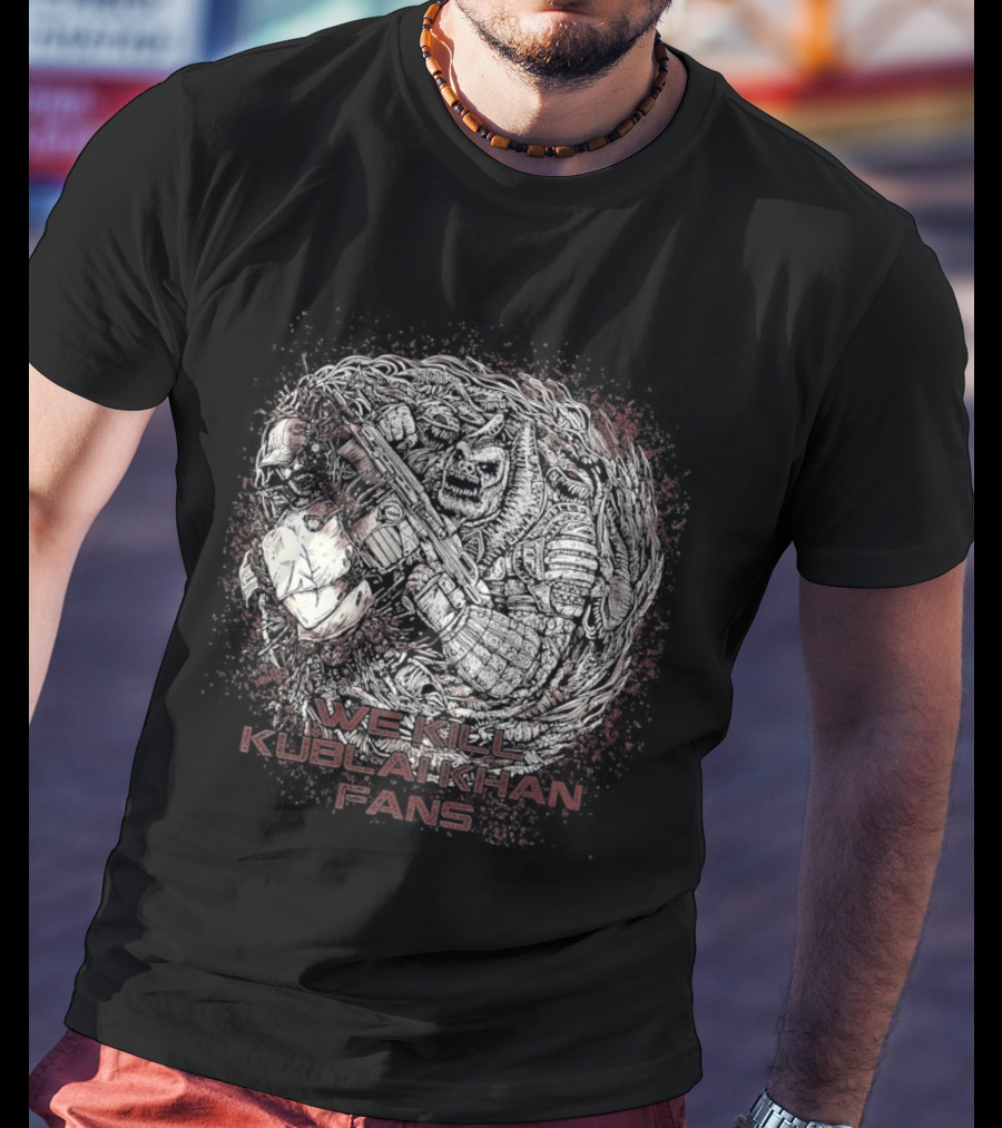 We Kill Kublai Khan Fans Viscera Crown T-Shirt