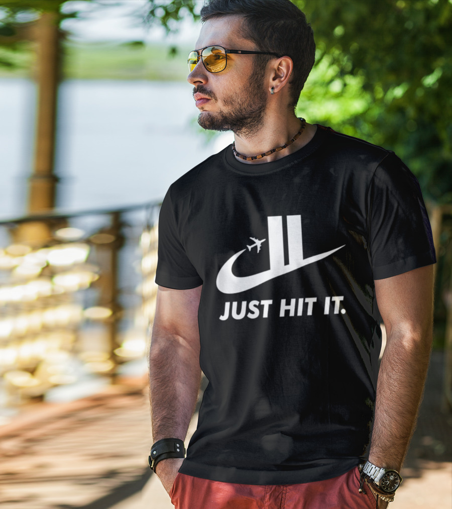 9 11 World Trade Center Terrorist Attack Airplane Just Hit It T-Shirt