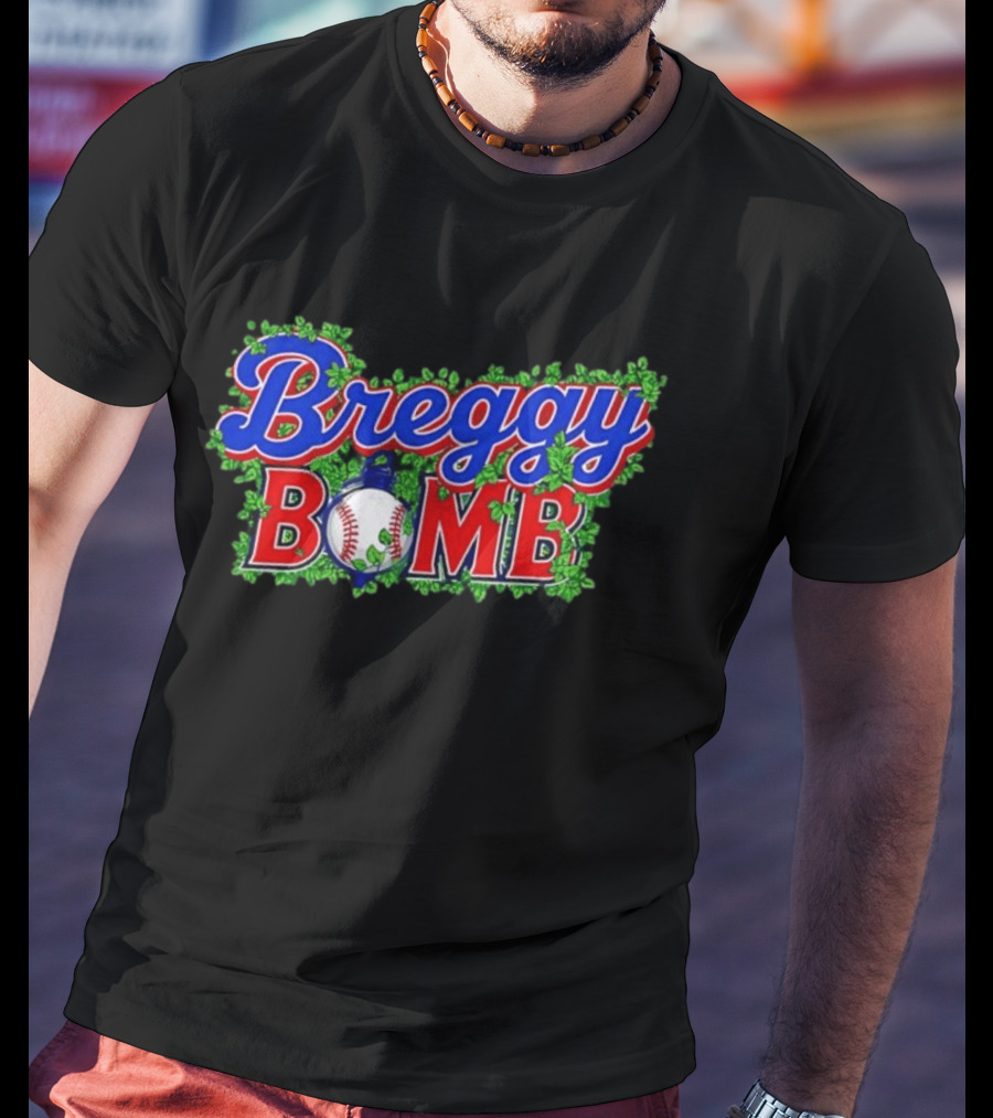 Breggy Bomb Baseball Alex Bregman Houston Astros MLB T-Shirt