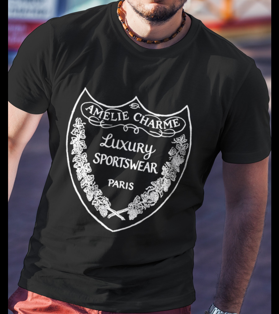 Amelie Charme Luxury Sportswear Paris Elegance T-Shirt