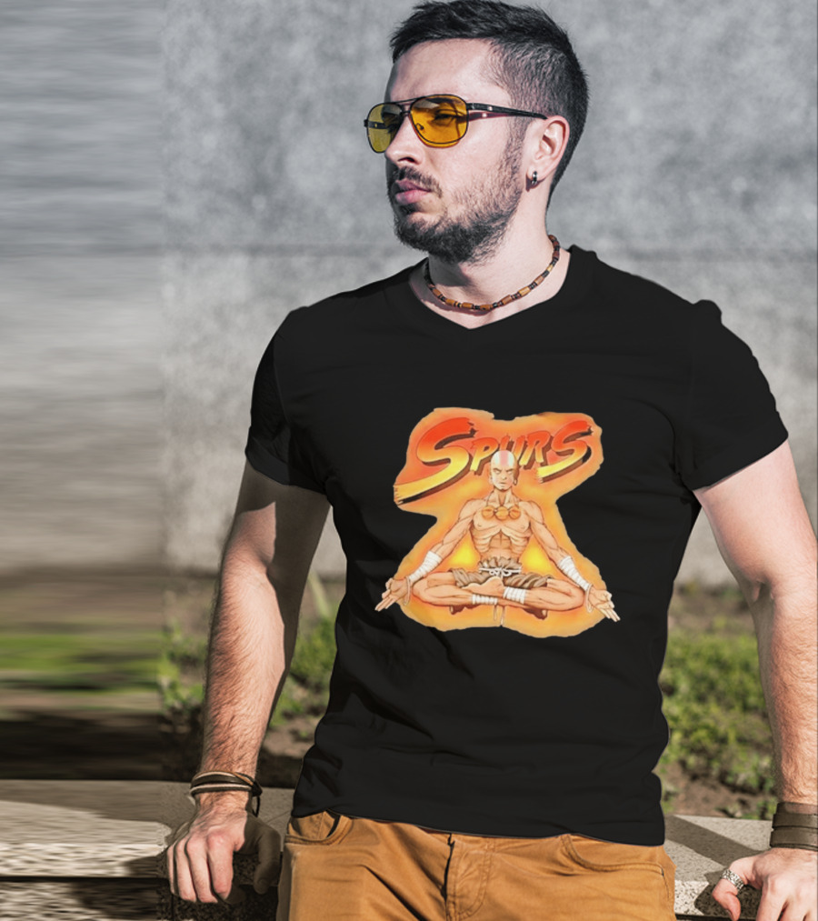 San Antonio Spurs Avatar Aang T-Shirt