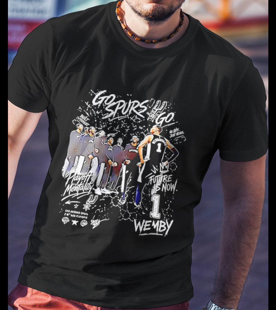 Spurs Built Different No Hype Just Work Future Is Now Wembanyama Wemby T-Shirt