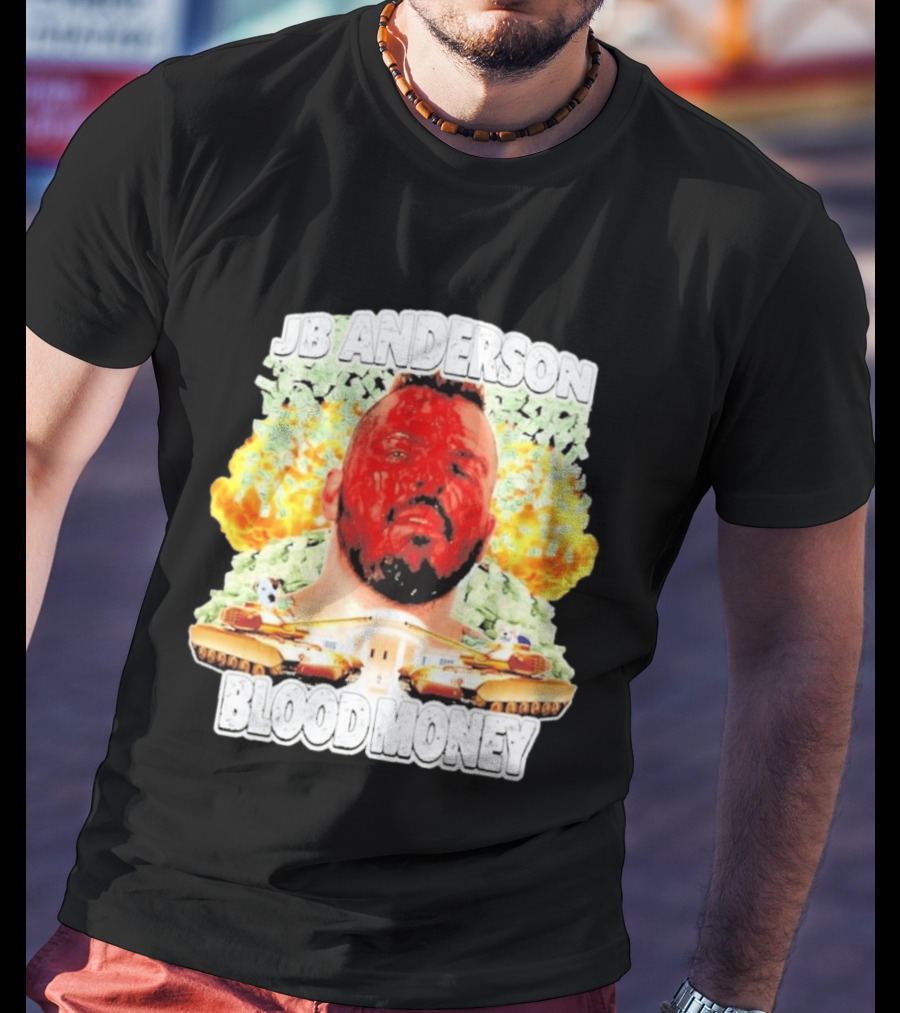 JB Anderson Bloodmoney 90s Bootleg Explosion Cash Tanks T-Shirt