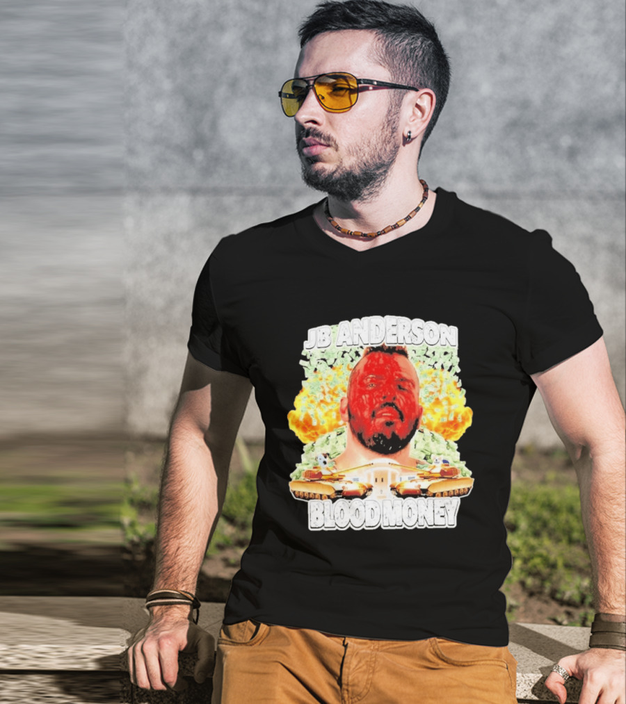 JB Anderson Bloodmoney 90s Bootleg Explosion Cash Tanks T-Shirt