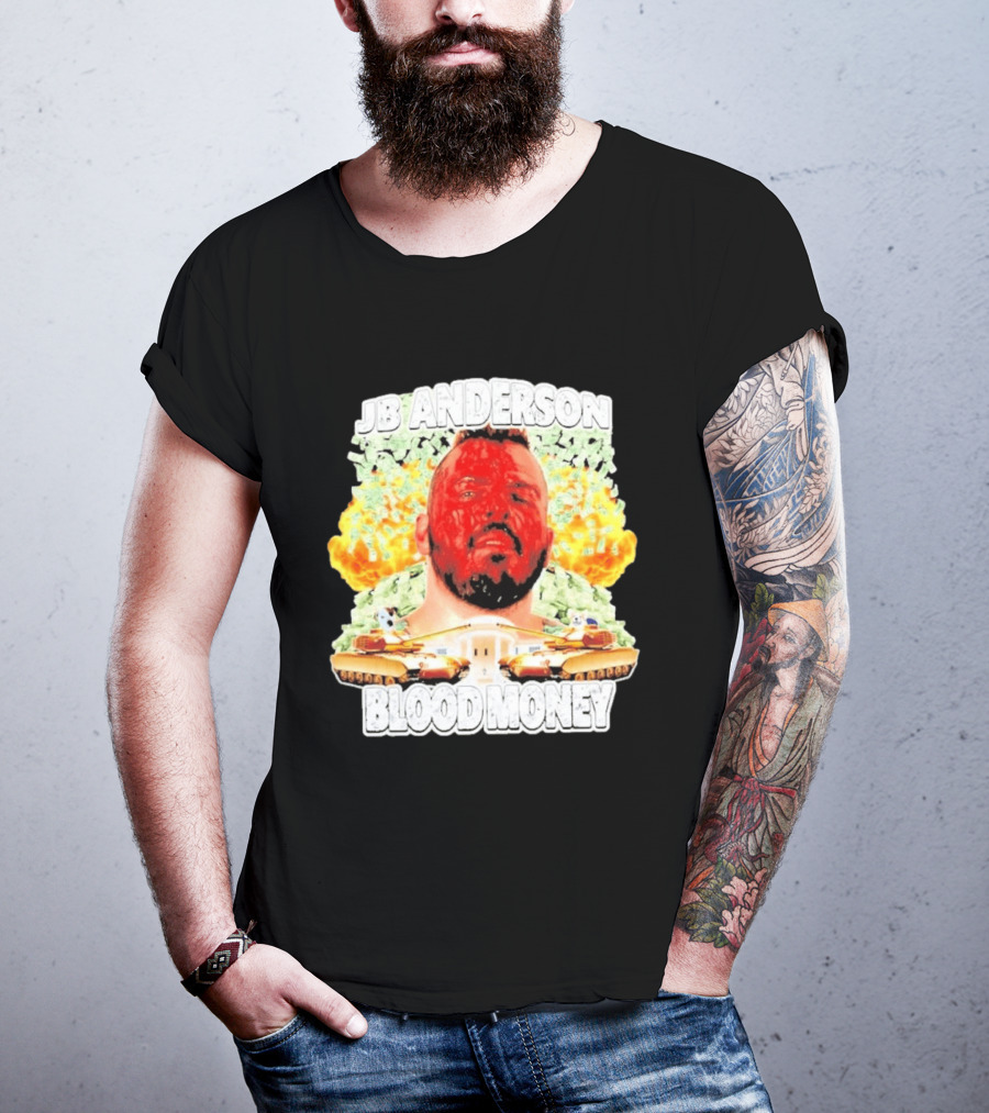 JB Anderson Bloodmoney 90s Bootleg Explosion Cash Tanks T-Shirt