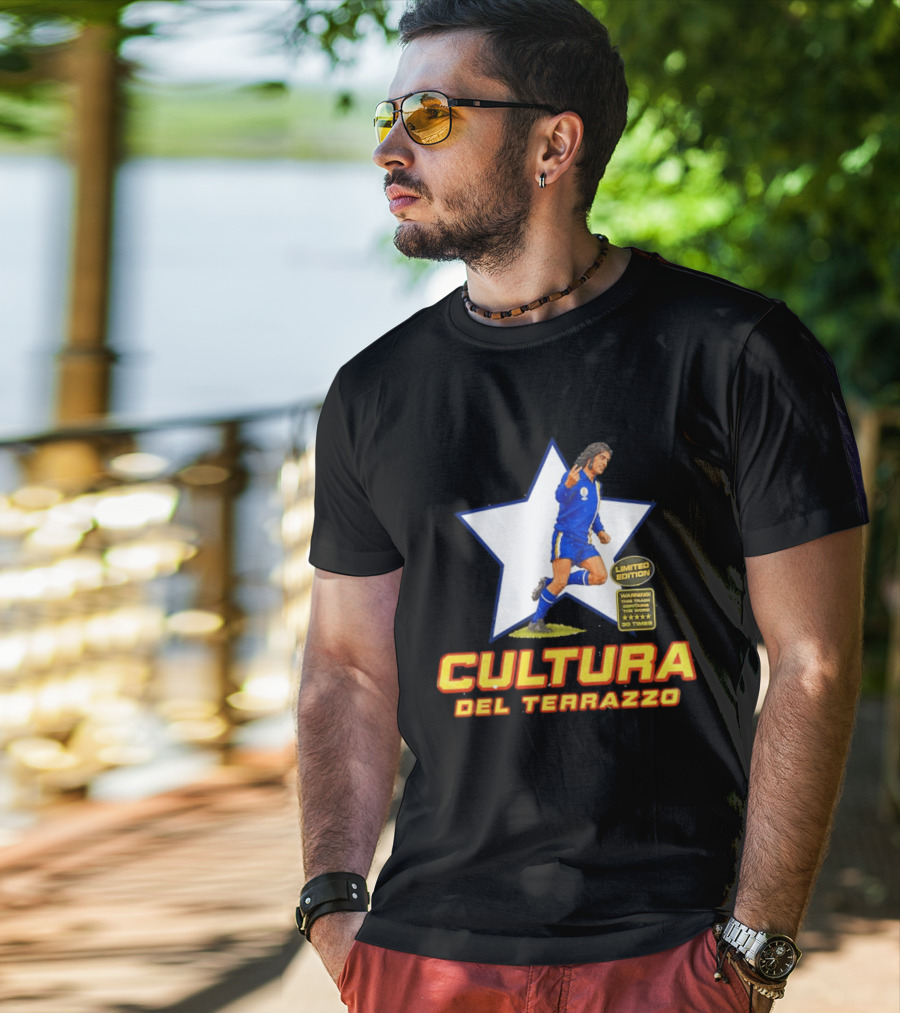 George Best Cultura Del Terrazzo Real Oviedo Iconic Football Star T-Shirt