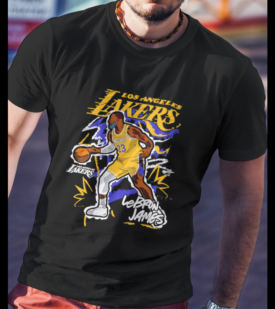 LeBron James Los Angeles Lakers Basketball T-Shirt