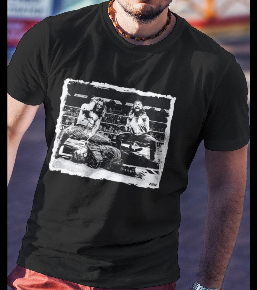 Matt Jackson Nick Jackson Kenny Omega AEW Dynamite Wrestling Moment T-Shirt