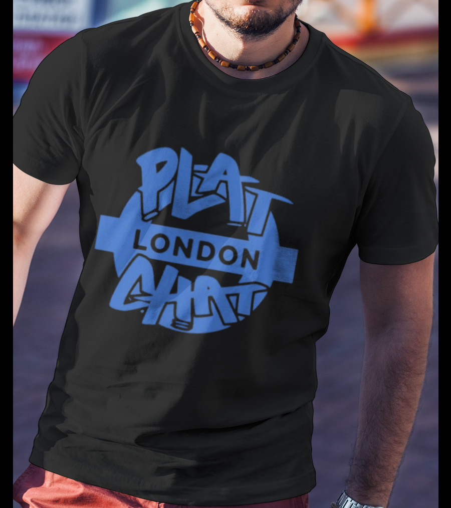 Plat Chat London Blue Roundel T-Shirt