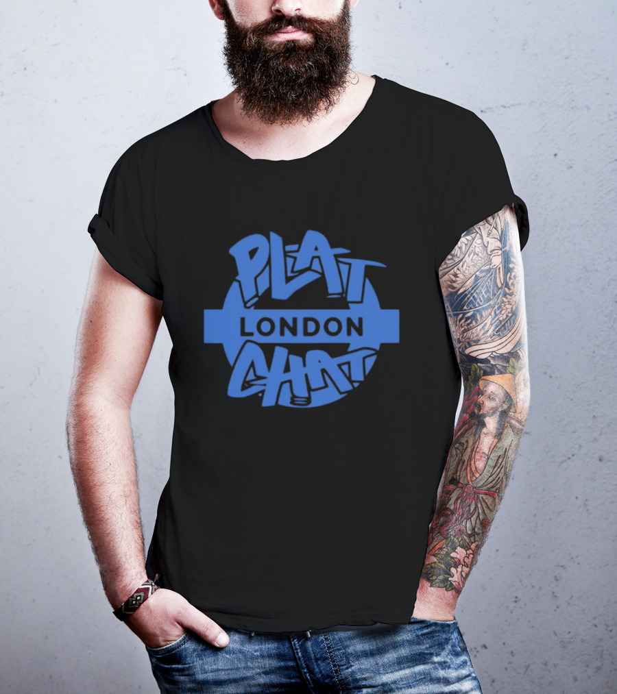 Plat Chat London Blue Roundel T-Shirt