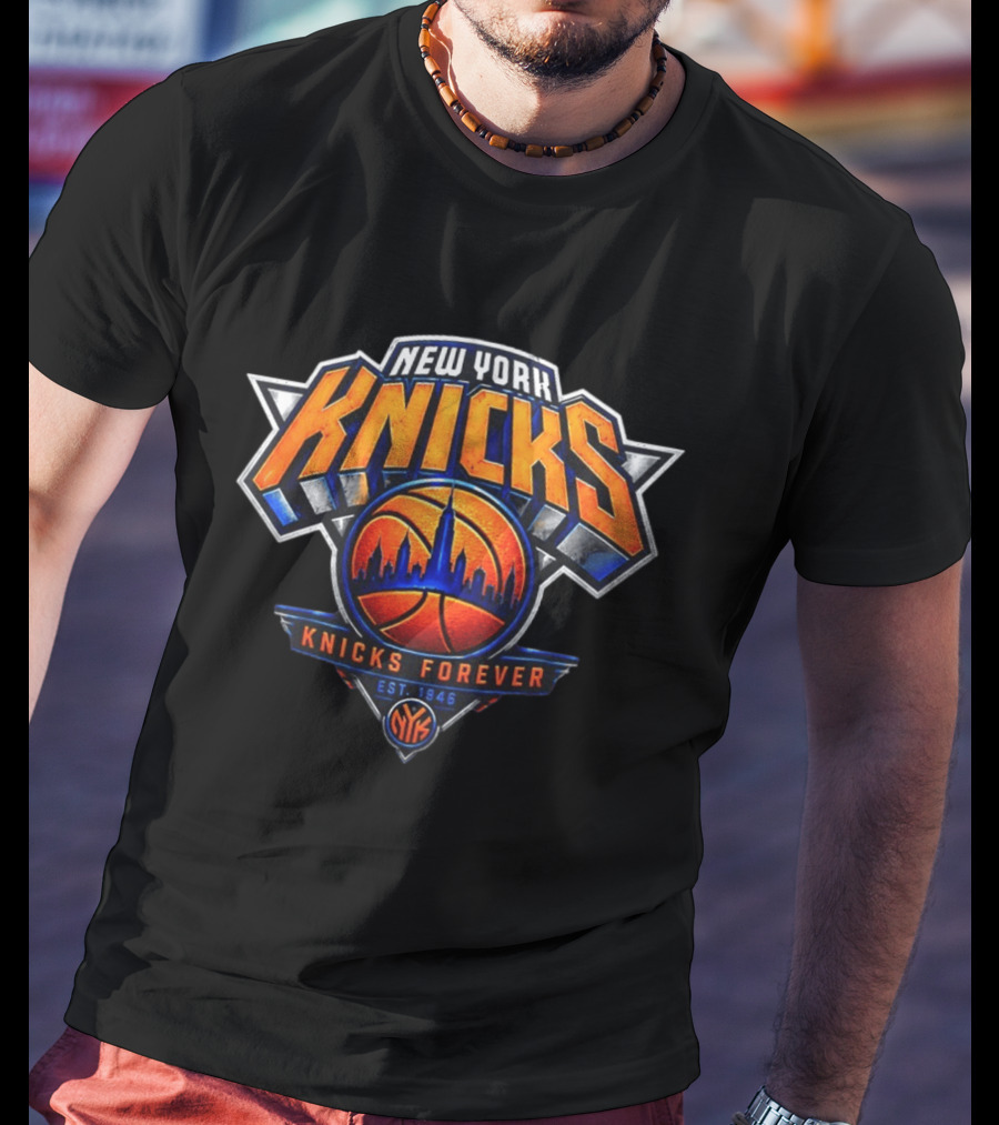 New York Knicks Forever Est 1946 NYK Basketball Team T-Shirt