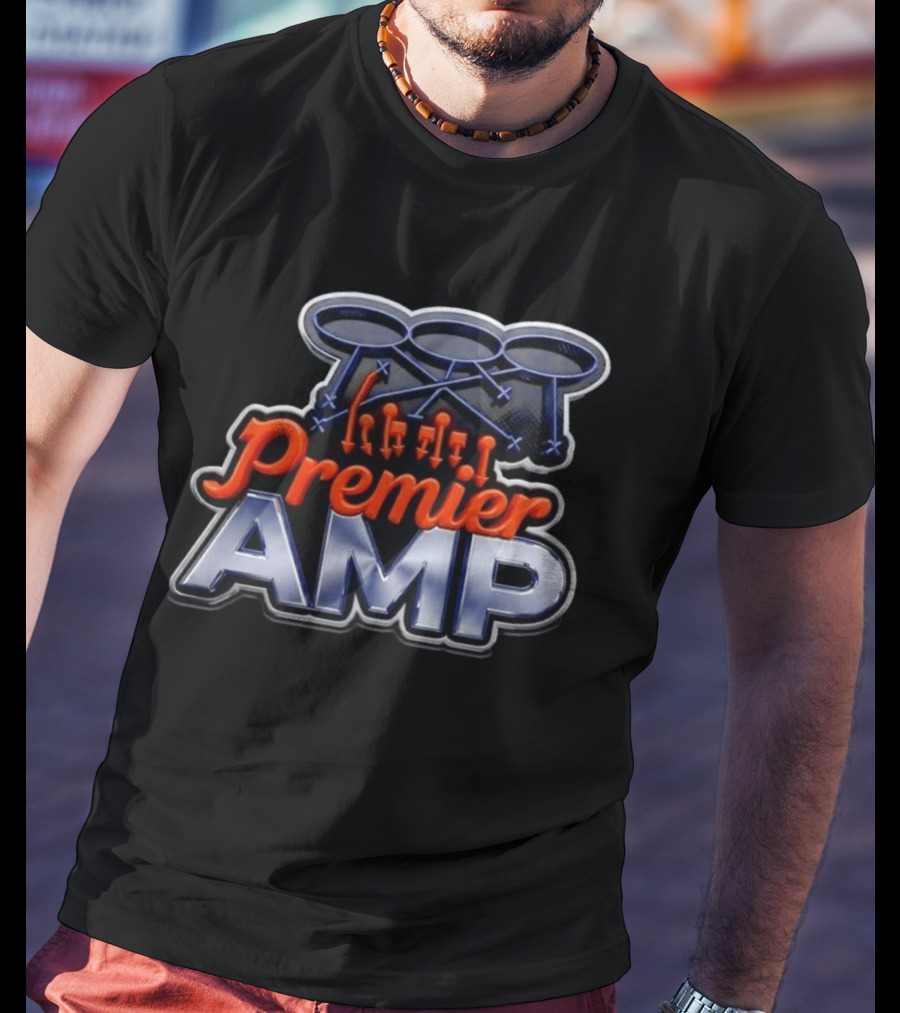 Premier AMP Drumsticks Football T-Shirt