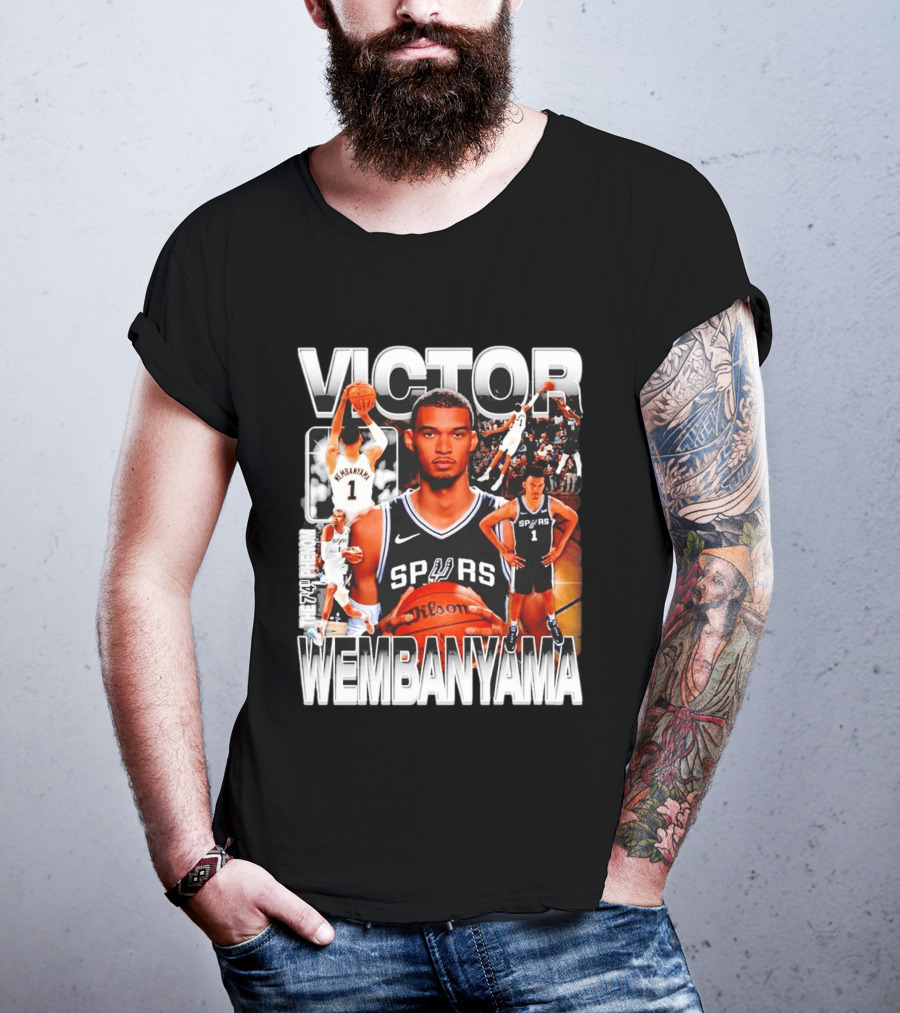 Victor Wembanyama Spurs Phenom Basketball Player T-Shirt