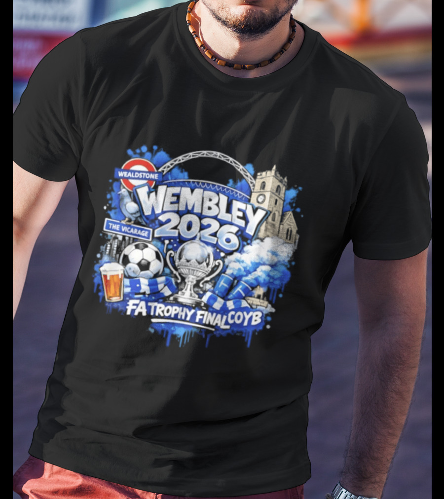 Wealdstone Wembley 2026 FA Trophy Final COYB The Vicarage T-Shirt